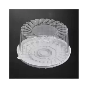 Plastikinė dėžutė tortams  Ø24,4 cm